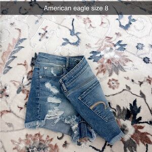 American Eagle Distressed Denim Shorts
